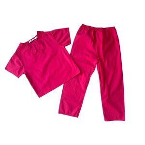 Scoots Girls Pink Medical Doctor Nurse Scrub Costume Set Size 7